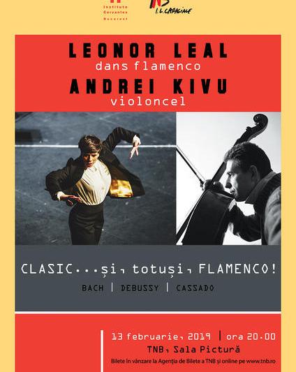 Leonor Leal (dans flamenco) și Andrei Kivu (violoncel), Foto: Hotnews