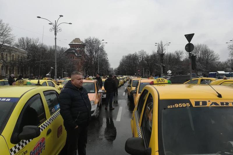 Protest taximetristi , Foto: Hotnews