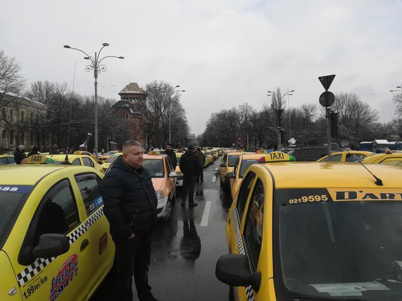 Protest taximetristi , Foto: Hotnews