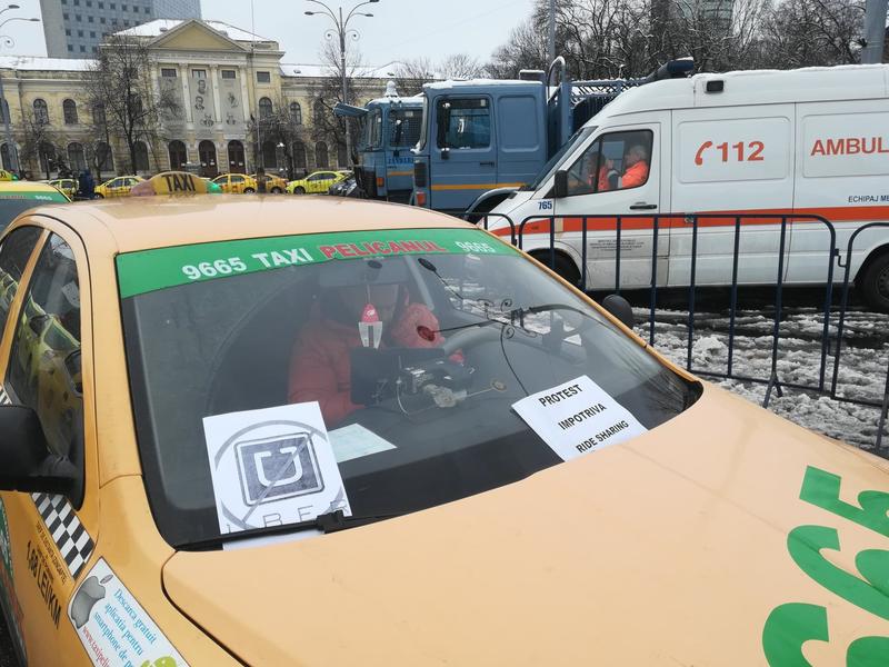 protest taximetristi, Foto: Hotnews