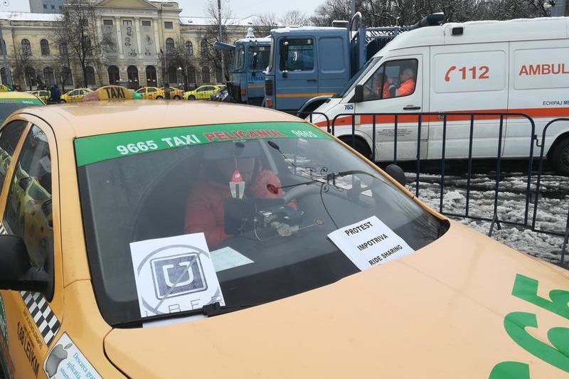 protest taximetristi, Foto: Hotnews