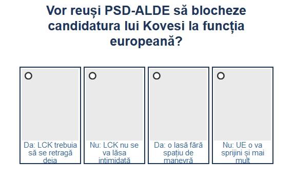 Sondaj citatie Kovesi , Foto: Hotnews