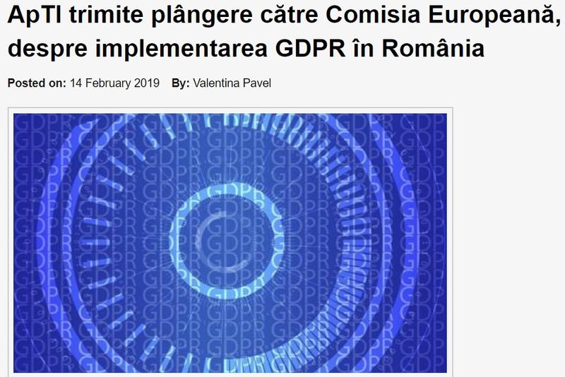 Anunțul ApTI, Foto: Captura Apti.ro