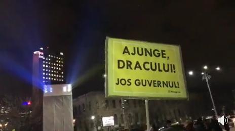 Protest Piata Victoriei, Foto: Facebook/ Rezistenta TV