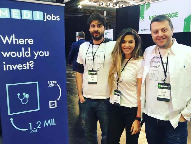 Echipa MEDIjobs, Foto: StartupCafe.ro