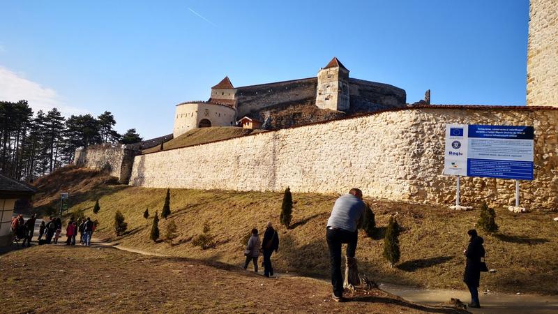 Cetatea Râșnov, renovată cu bani europeni, Foto: EurActiv.ro