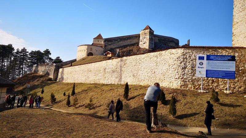 Cetatea Râșnov, renovată cu bani europeni, Foto: EurActiv.ro