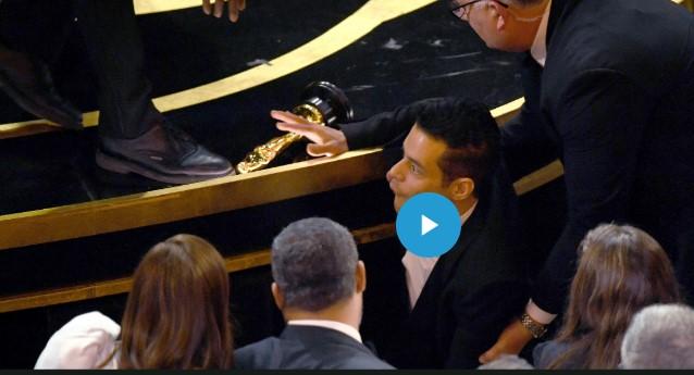 Rami Malek, Oscar 2019, Foto: Captura video