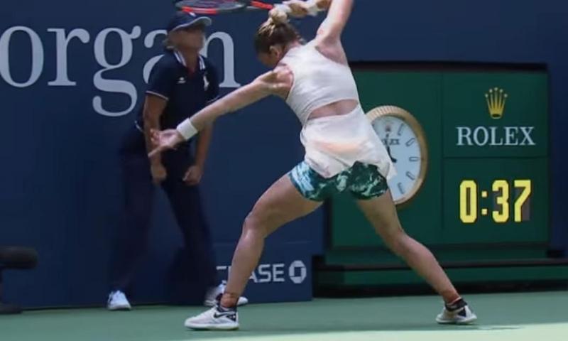 Simona Halep in clip, Foto: Digi Sport