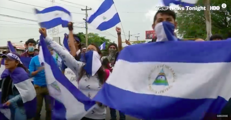 Proteste Nicaragua, Foto: Captura YouTube