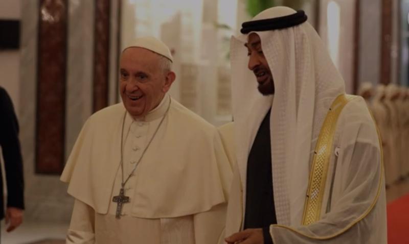 Papa Francisc, vizita istorica in Emiratele Arabe Unite, Foto: Captura YouTube