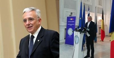 Guvernatorul BNR Mugur Isarescu si ministrul Finantelor Eugen Teodorovici, Foto: Agerpres