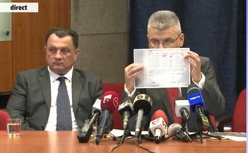 Ioan Denes si Dorel Dume in scandalul apei, Foto: Captura Digi 24