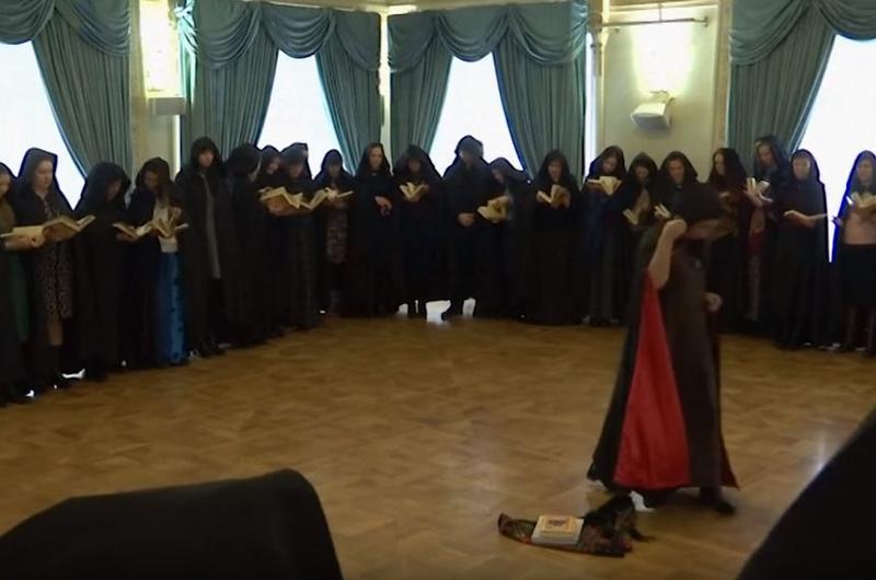 Ritual magic pentru Putin, Foto: Captura YouTube