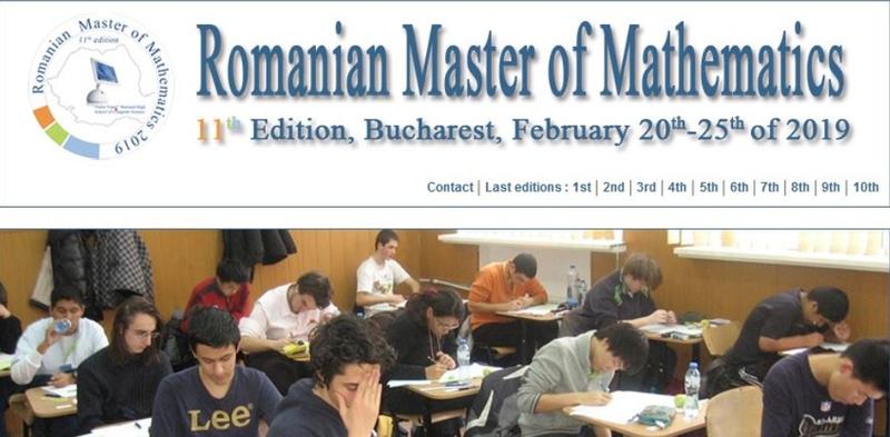 Romanian Master of Mathematics, Foto: Hotnews