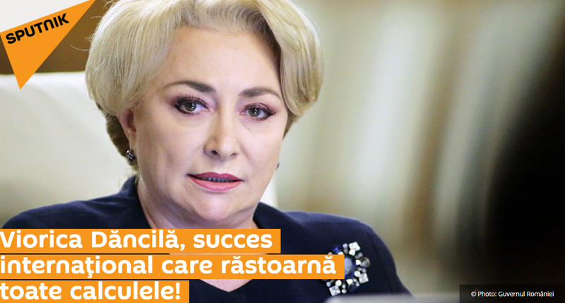 Viorica Dancila, Foto: Sputnik