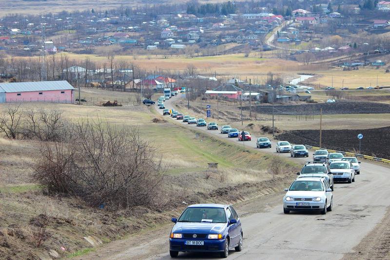 protest soferi Botosani, Foto: Costache Muraru pe Harnava News