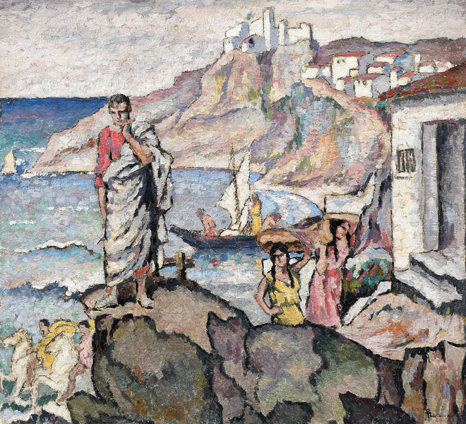 Ion Theodorescu-Sion, Poetul Ovidiu la malul marii, Foto: Galeriile Artmark