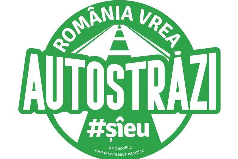 Sigla campaniei Romania vrea autostrazi, Foto: romaniavreaautostrazi.ro