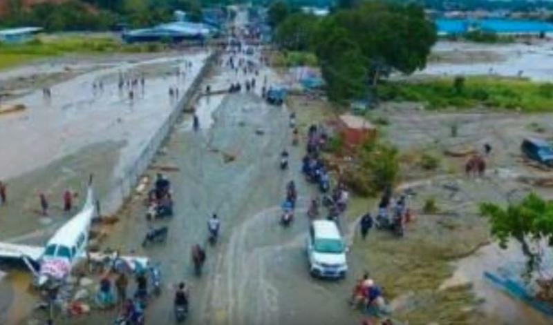 Inundatii Papua, Foto: Captura YouTube