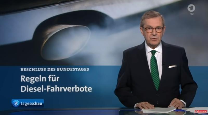 Jan Hofer prezentand Tagesschau, Foto: Captura YouTube