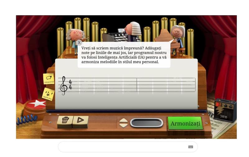 Doodle pentru Bach, Foto: Google