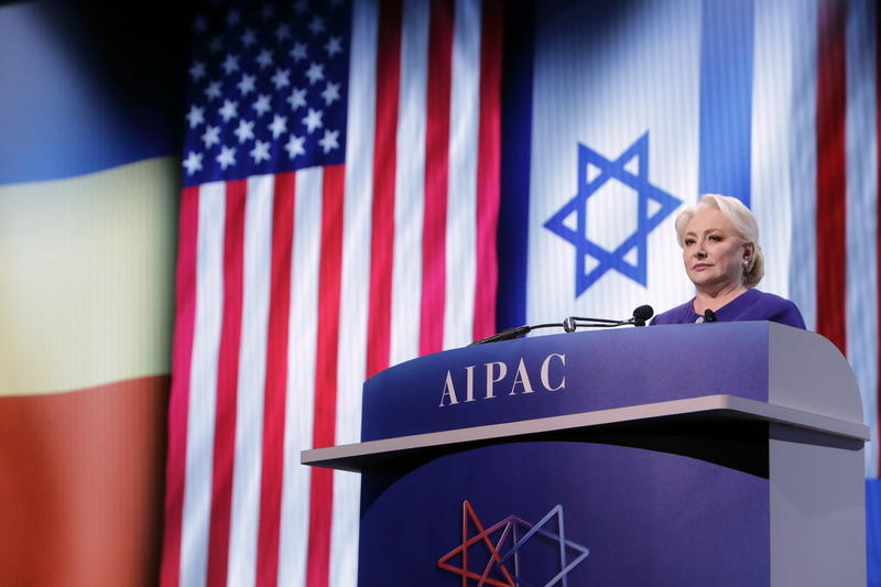 Dancilă, la AIPAC, Foto: Guvernul Romaniei