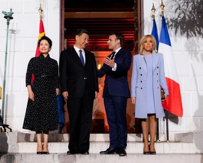 Xi Jinping, primit de Macron la Elysee, Foto: Elysee.fr