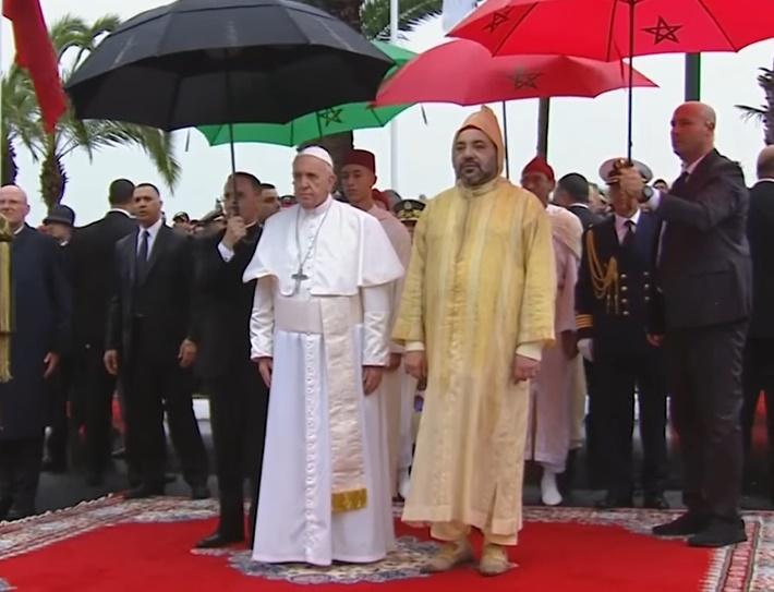 Papa Francisc, vizita in Maroc, Foto: Captura YouTube