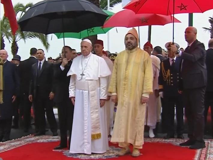 Papa Francisc, vizita in Maroc, Foto: Captura YouTube