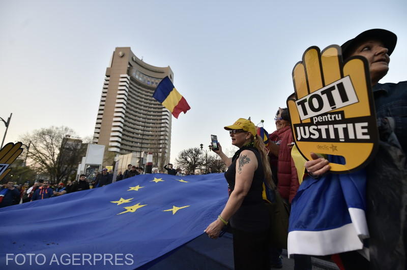 Protest in Piata Universitatii, Foto: Agerpres