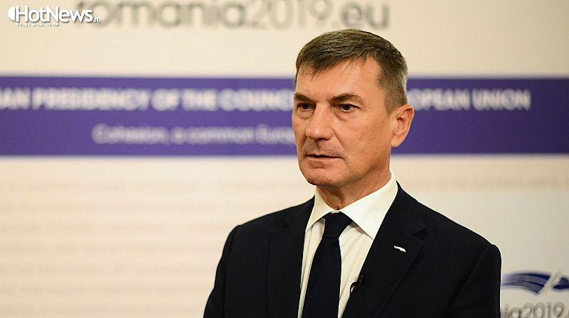 Andrus Ansip, vicepresedintele Comisiei Europene, Foto: Hotnews