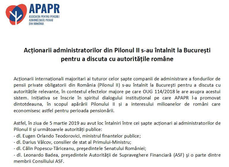 Mesajul actionarilor din Pilonul II, Foto: Hotnews
