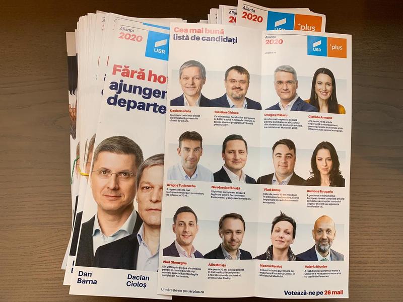 Pliante USR PLUS, refuzate spre livrare de Posta, Foto: USR