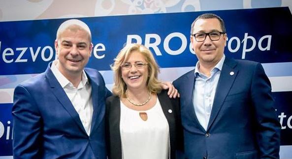 Dobre, Cretu si Ponta, Foto: Facebook/ Victor Ponta