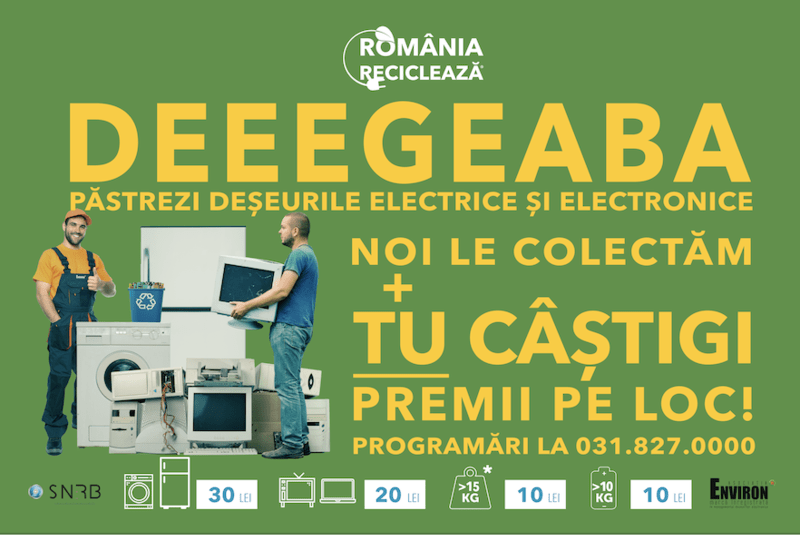 Romania Recicleaza, Foto: Environ