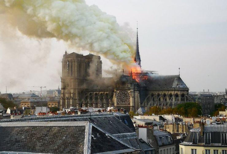 incendiu Notre Dame, Foto: CNBC