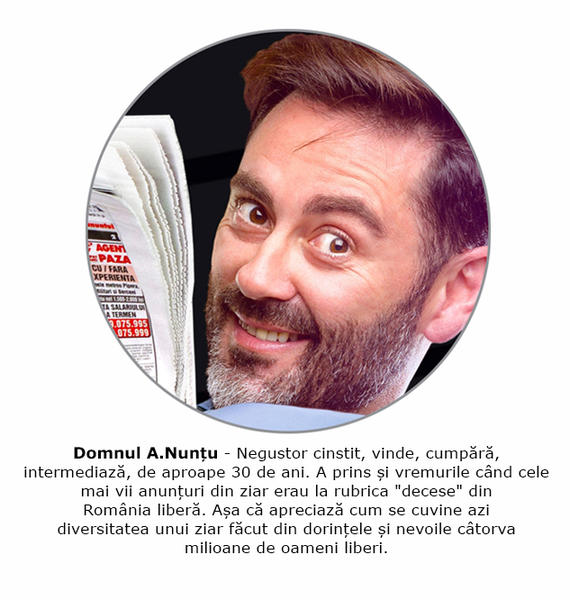A. Nuntu, Foto: Anuntul Telefonic