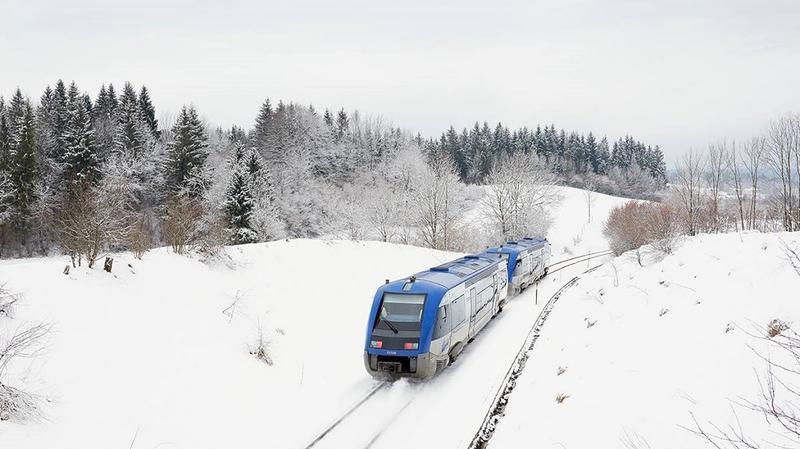 Tren regional francez in zapada, Foto: SNCF