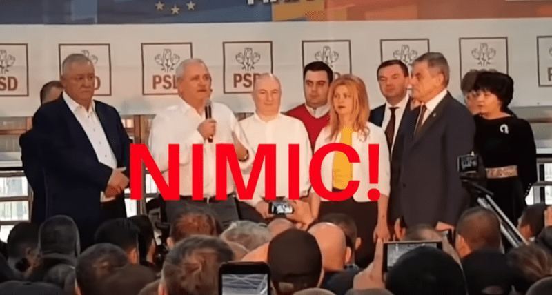 Pe 26 mai, dați PSD ceea ce merită: NIMIC!, Foto: Captura video