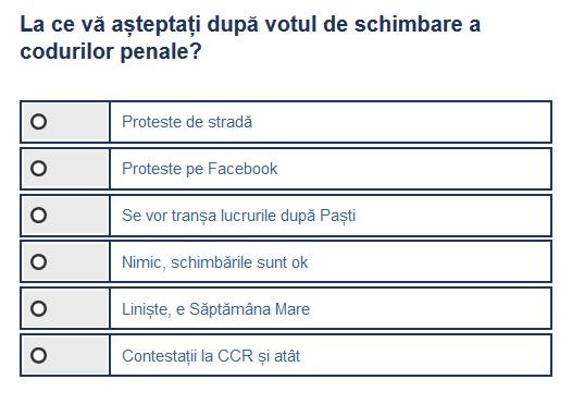 Sondaj reacții la schimbarea Codurilor, Foto: Hotnews