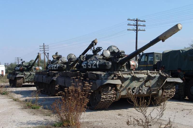 Tancuri T55 ale Fortelor terestre, Foto: MApN