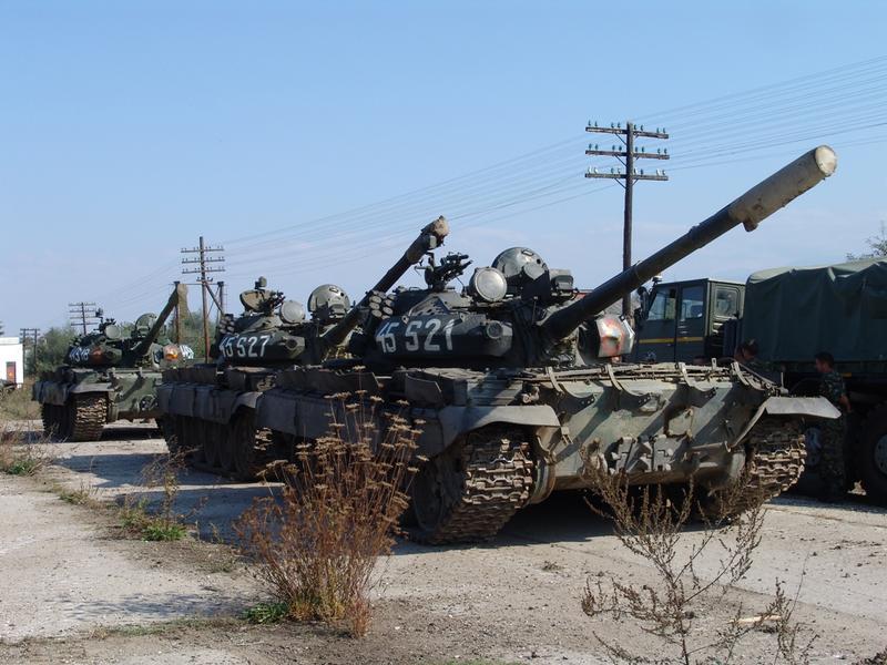 Tancuri T55 ale Fortelor terestre, Foto: MApN