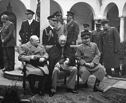 Churchill, Roosevelt si Stalin, Foto: Wikipedia