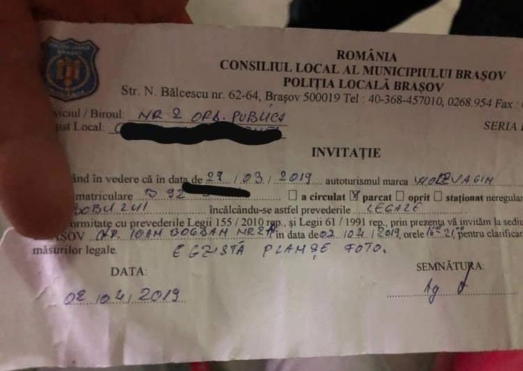 Invitatie Politia Locala, Foto: Marian Godina Facebook