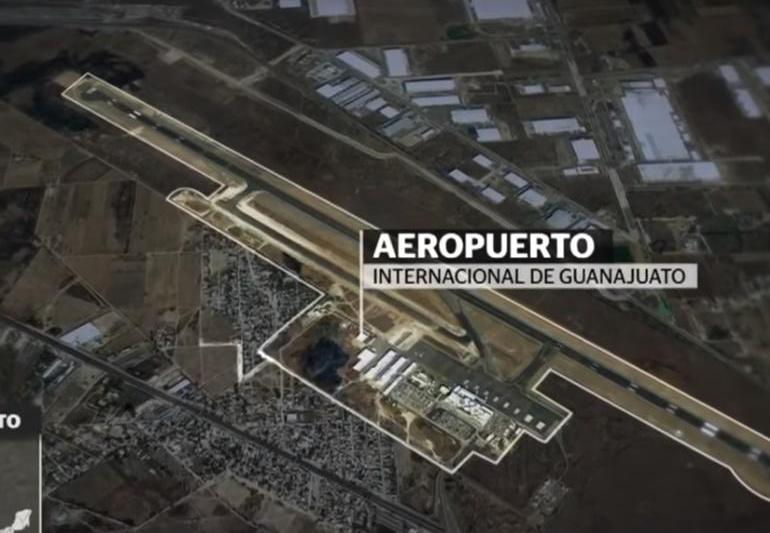 Jaf aeroport Guanajuato, Foto: Captura video