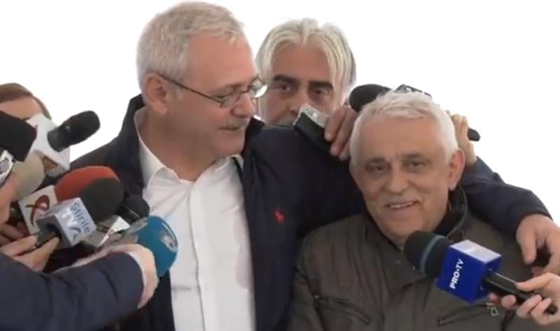 Dragnea si Daea, Foto: Captura Facebook