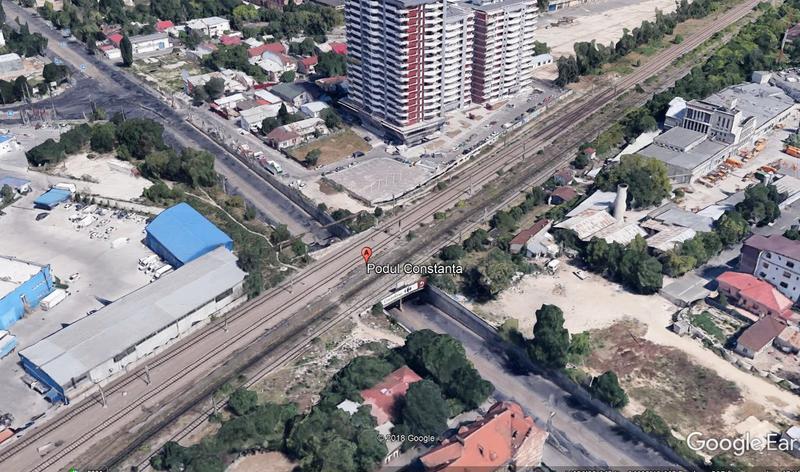 Zona Podul Constanta, Foto: Google Earth