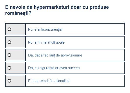 Sondaj hypermarketuri romanesti, Foto: Hotnews