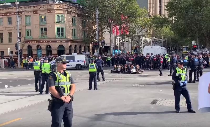 Protest Australia, Foto: Captura YouTube